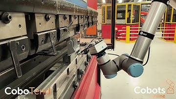 CoboTend CNC Press Brake Machine Tending | Cobots Online | Universal Robots UR10e (01)
