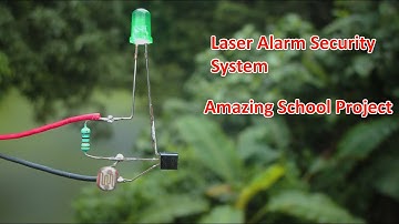 Make Laser Alarm Security System at Home | BC547