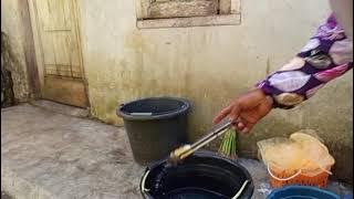 Masak masak di tungku 