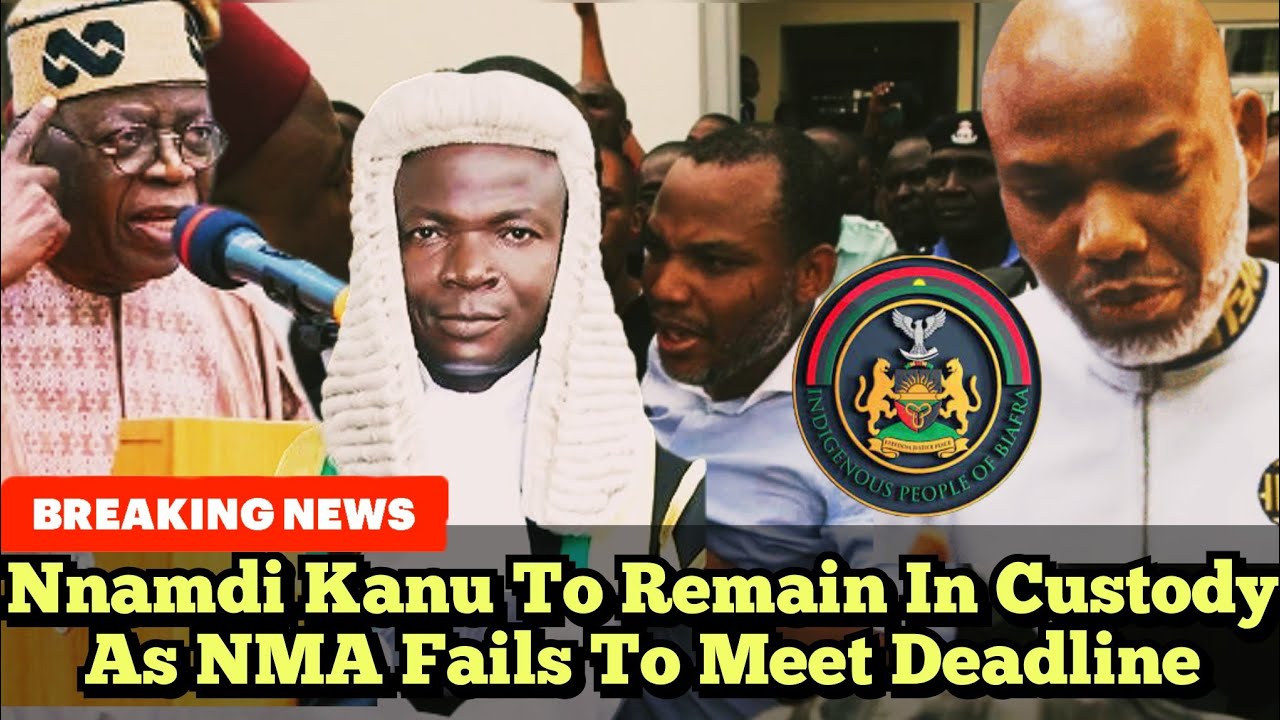 Nnamdi Kanu To Remain In Custody As NMA Fails To Meet Deadline - YouTube