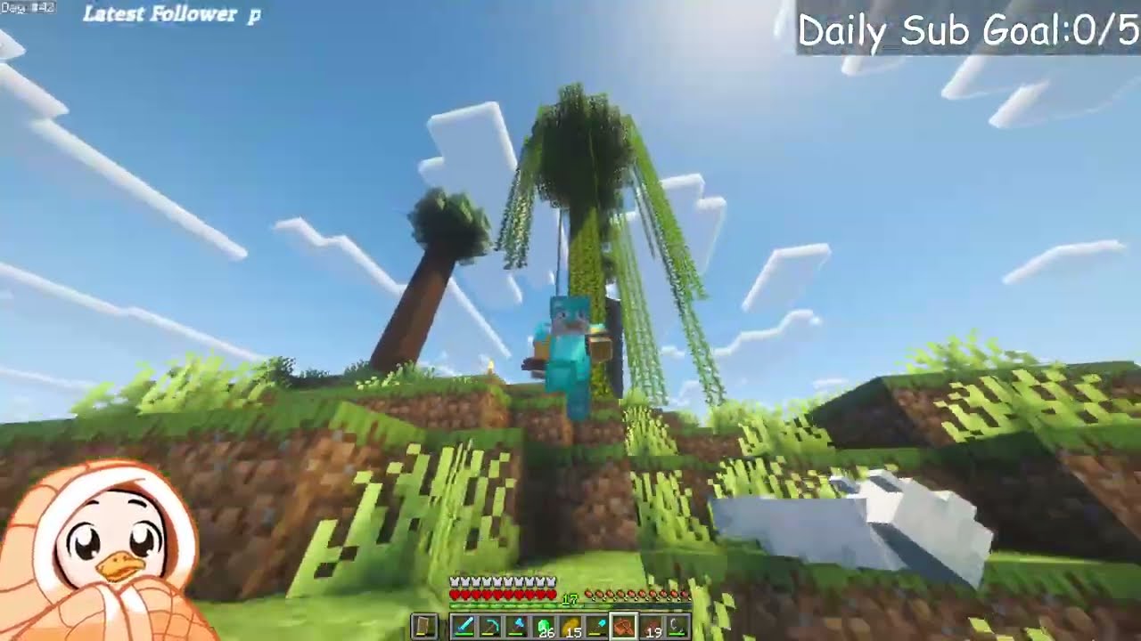 Hardcore Minecraft LIVE! - Farms and Fights!