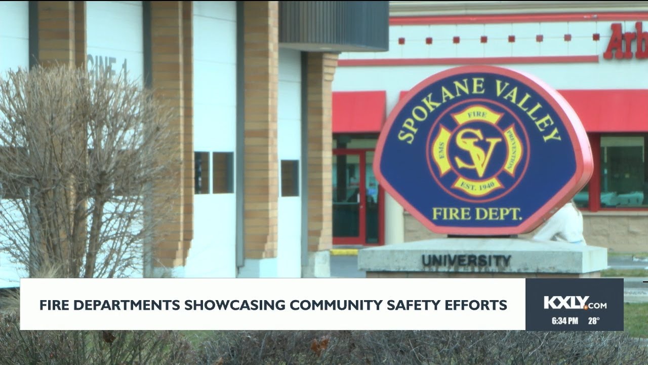 Fire departments showcasing community safety efforts