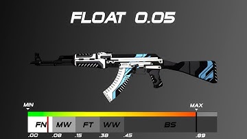 CSGO AK-47 | Vulcan - Skin wear/float