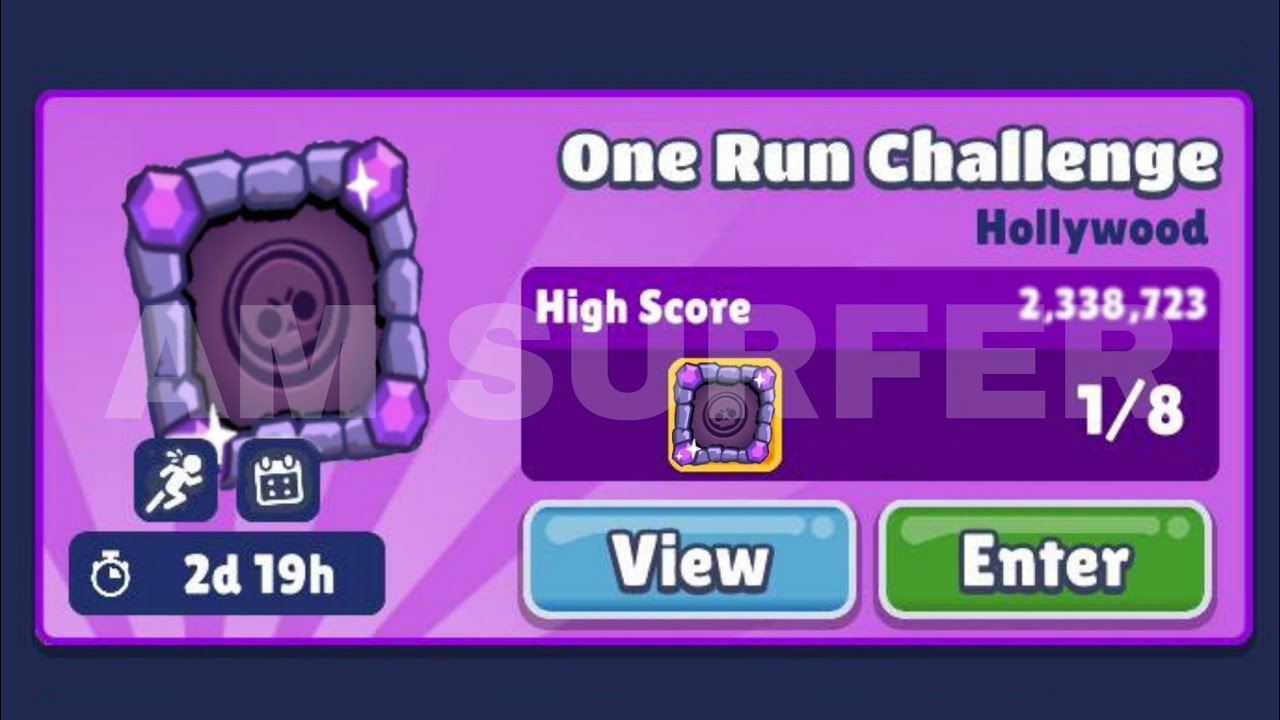 Subway Surfers x Brawl Stars 2025 : One Run Challenge to get Upcoming HIDDEN GEM FRAME 💎 🖼️