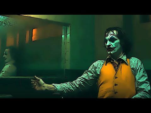 joker bathroom dance scene-cartoon version #joker #thejoker #thebatman #joaquinphoenix