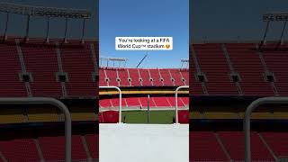 A sneak peek at Kansas City Stadium 👀 20 days and counting… #fifaworldcup #weare26