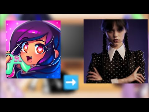 Aphmau crew reacts to Aphmau as Wednesday Addams
