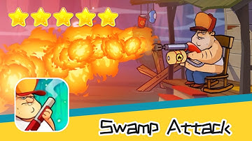 Swamp Attack EPISODE 3 Level 5 Walkthrough Defend Survive Attack! Recommend index five stars