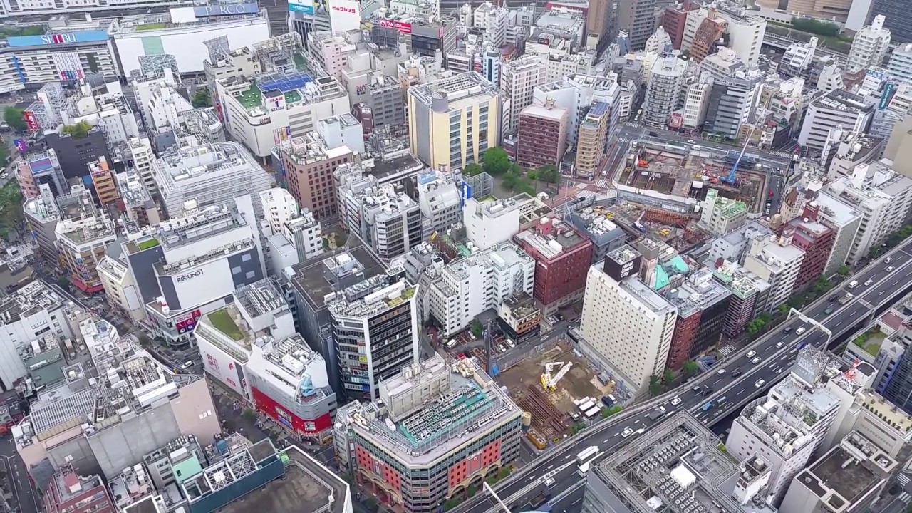 Scenic View of Tokyo from Tokyo Tower Observation Deck - Tokyo, Japan