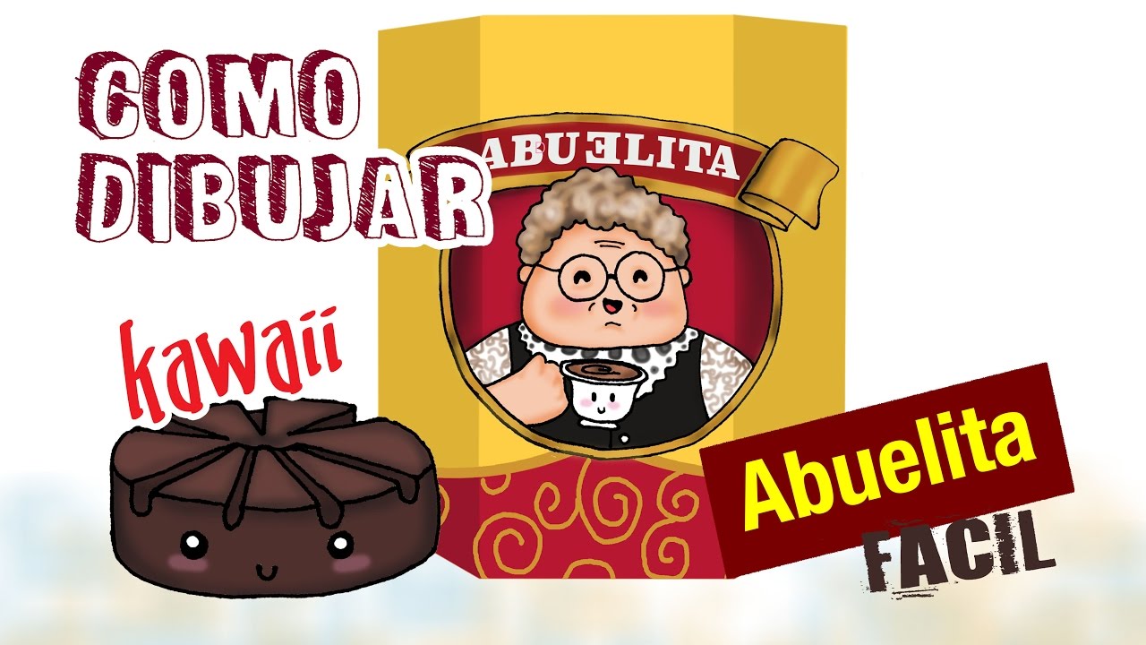 Como dibujar a la abuelita del chocolate YouTube