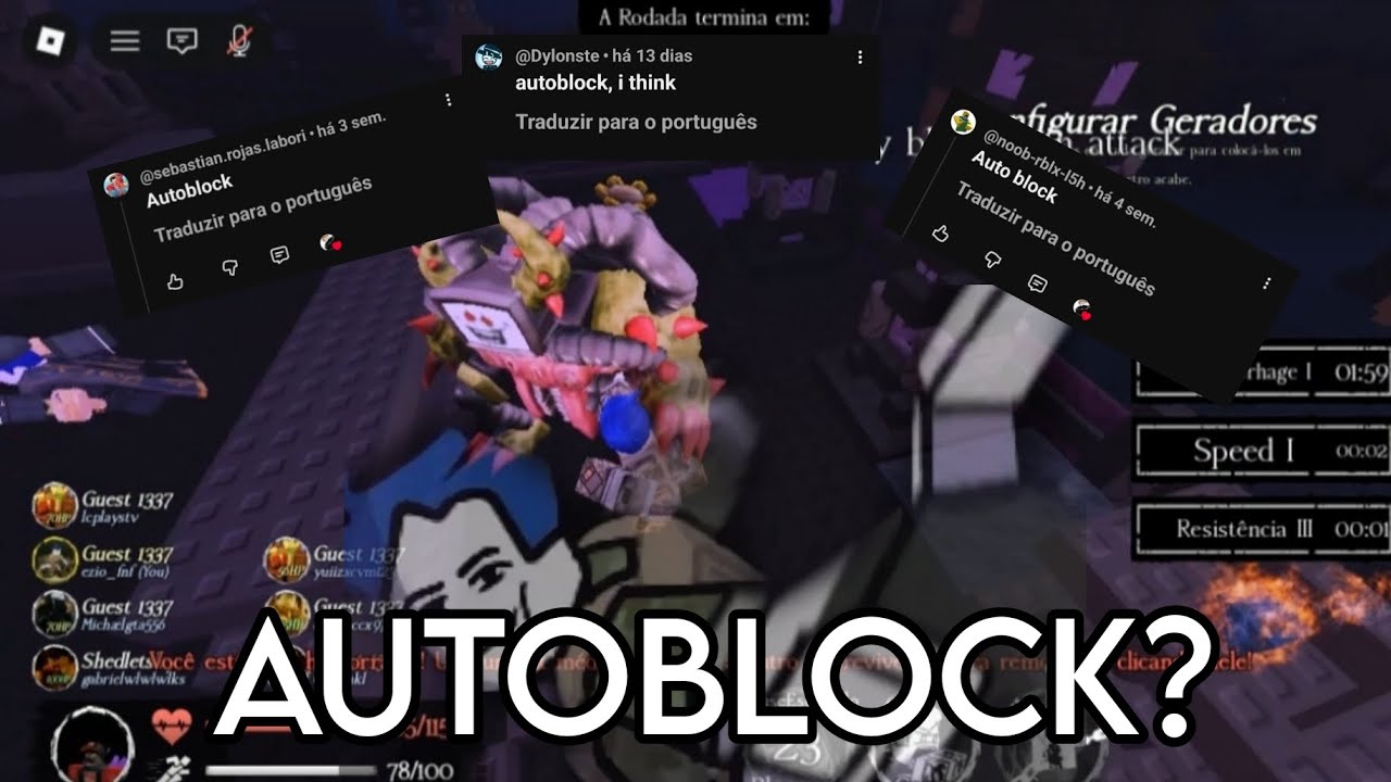 AUTOBLOCK? Bruh 