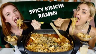 KIMCHI RAMEN! Recipe and Mukbang| why we took a break
In todays video we talk about where we have been the past couple months. We talk about chantys trip to Massachusetts, what we would do in an earthquake and getting back to working on set with new covid rules.
Thank you patrons for supporting this video!
https://www.patreon.com/mukbangmonday
MUKBANG MONDAY PLAYLIST:
http://bit.ly/2sw7GwX
WHATEVER WEDNESDAY PLAYLIST:
http://bit.ly/2sTgagX
FOLLOW US ELSEWHERE:
BMARSZ
Videos: https://www.youtube.com/bmarsz
Twitter: https://twitter.com/bmarsz
Instagram: https://www.instagram.com/bmarsz
Facebook: https://www.facebook.com/bmarszzz
Snapchat: bmarszzz
CHANTYMARIE
Videos: https://www.youtube.com/chantymarie
Instagram: https://www.instagram.com/chantymarie_/
Snapchat: chantyyp
Welcome to Mukbang Monday! We are your favorite dynamic duo Bmarsz and Chanty! We love to eat, cook, and chat with you! On Mondays we do mukbangs and on Wednesdays we do whatever, which includes ASMR videos, vlogging, food faqs and other random fun. Subscribe and lets eat :) KIMCHI RAMEN! Recipe and Mukbang| why we took a break