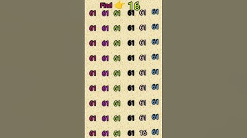 Find 16 odd number #quiz #education #puzzle #challenge #braintestsolution #game #trending #puzzle