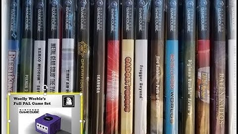 My full PAL Nintendo Gamecube set (every game).