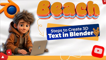 Create Stunning 3D Text in Blender  Easy Tutorial for Beginners
