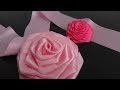 Роза из цельной ленты.Мастер-класс./Ribbon Rose/