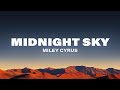 Miley Cyrus Midnight Sky Lyrics mp3