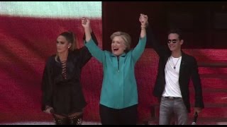 Clinton gets Jennifer Lopez boost in Miami