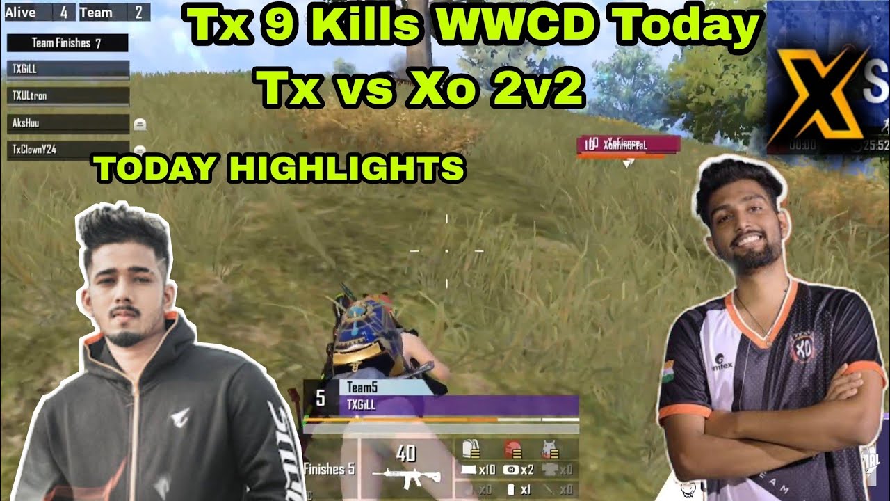 Tx 9 Kills WWCD Today | Xspark vs Xo 2v2 Fight 💥