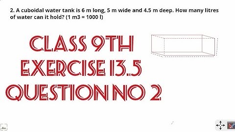 ncert class 9 maths chapter 13(surface areas and volumes) exercise 13.5 question 2