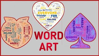 How to make a word Cloud? |Word Cloud name art Creating in mobile |word art name art @AreejRajput screenshot 4