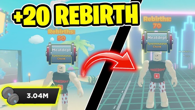 196th Rebirth!!!! Roblox Strongman Simulator - Road to 200/250 Rebirths  Part 4 on Vimeo