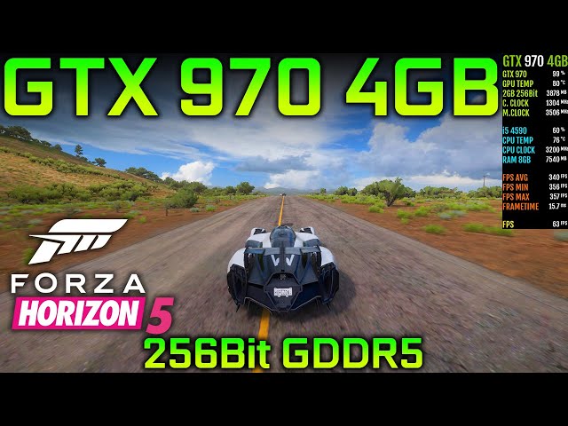 Os requisitos do sistema Forza Horizon 5 PC revelam suporte para uma ampla  gama de hardware, incluindo o envelhecido Nvidia GeForce GTX 970 -   News