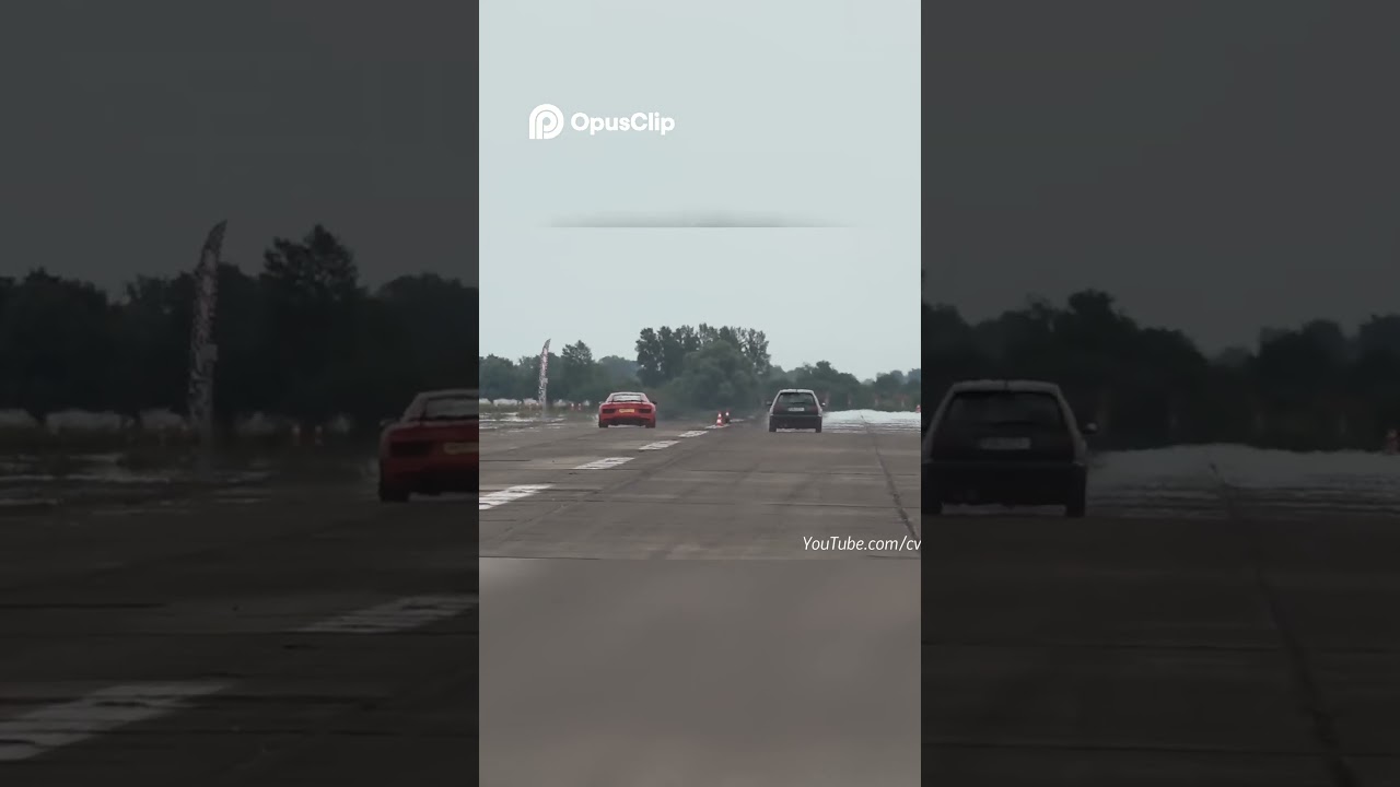 Audi R8 vs Golf  Unexpected Drag Race Surprise!