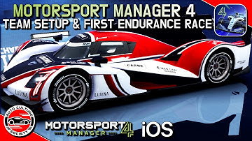 Motorsport Manager 4 on IOS / iPad – Setting Up My Endurance Team & First Race in Australia!