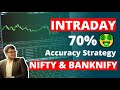 70 accuracy intraday trading strategy for nifty  banknifty   how to predict stock markets