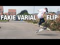 Learning HOW TO Fakie Varial Flip