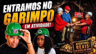 VIDA EM RISCO ⚠️😲, sem o equipamento de segurança. Ametista do Sul. GARIMPO EM ATIVIDADE. 