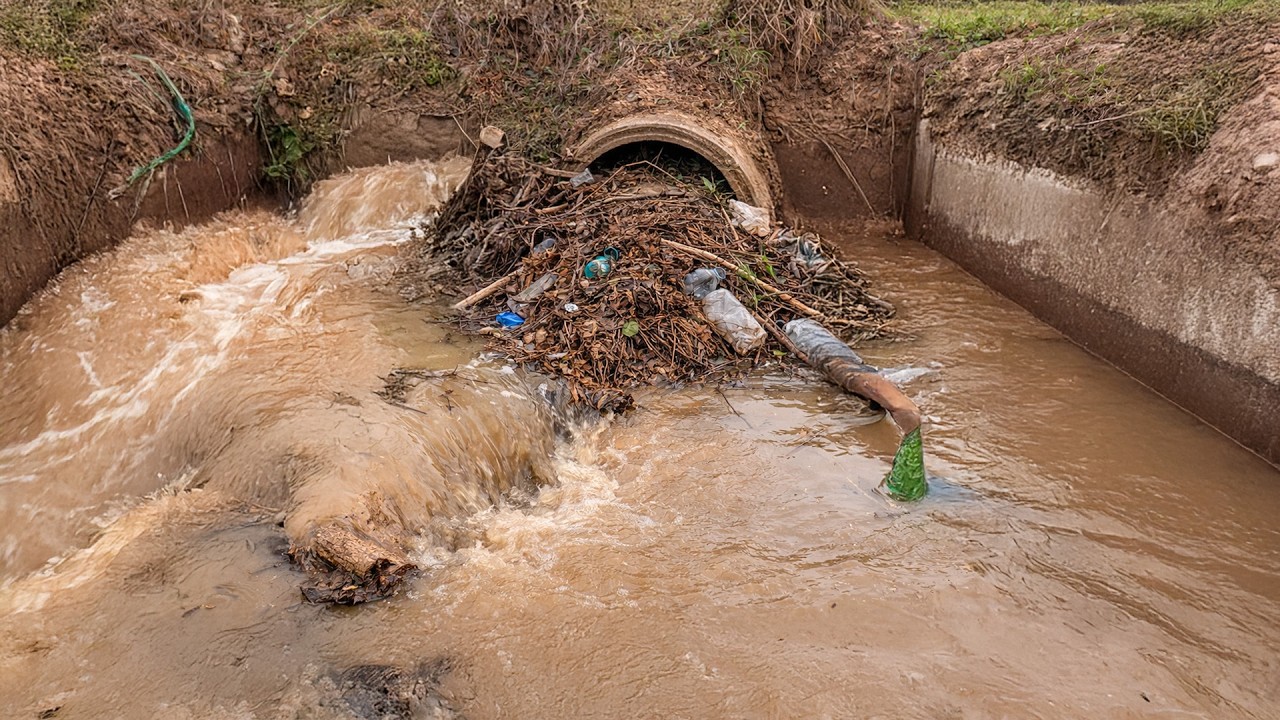 Heavy Debris Culvert Clearing Operation