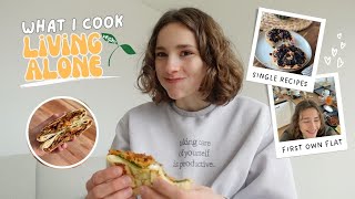 What I cook LIVING ALONE 😳🥙