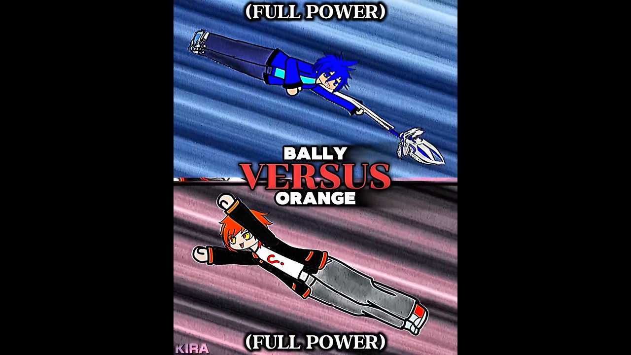 BALLY vs ORANGE / This is my original character. #gachaclub#vsbattle#fyp