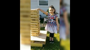 DIY Giant Backyard Jenga