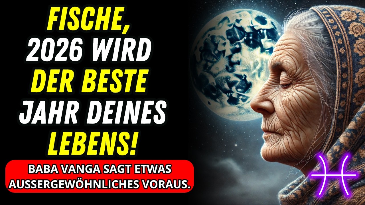 Fische, 2026 wird das beste Jahr Ihres Lebens! Baba Vanga erklärt Ihnen warum.