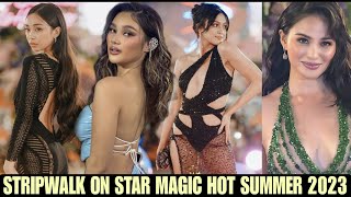 KAPAMILYA STARS KINABOG ang STRIPWALK ng Star Magic Hot Summer 2023! Maymay Entrata Jane Oineza