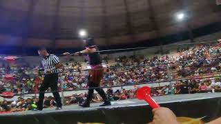 LUCHA LIBRE CANCUN  1 JULIO 2023 PARTE 1- PSYCHO CLOWN- L.A PARK -PARKA NEGRA PRIMERA PARTE