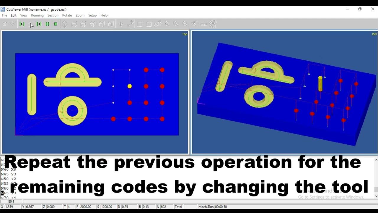 Using G02, G82 and G83 codes in Cutviewer YouTube