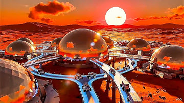 Inside a Futuristic City on Mars (Hyper-Realistic AI Tour)