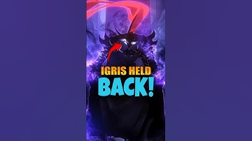 Why Was Igris Holding Back Against Jinwoo ? Solo Leveling Explained #shorts #sololeveling