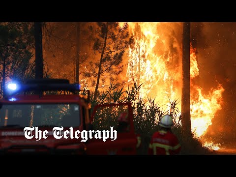 Wildfires rage in Spain, France and Portugal as heatwave sweeps across Europe