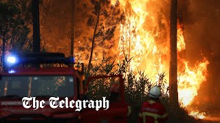 video: Weather in Europe: Wildfires rage as heatwave sweeps over the continent