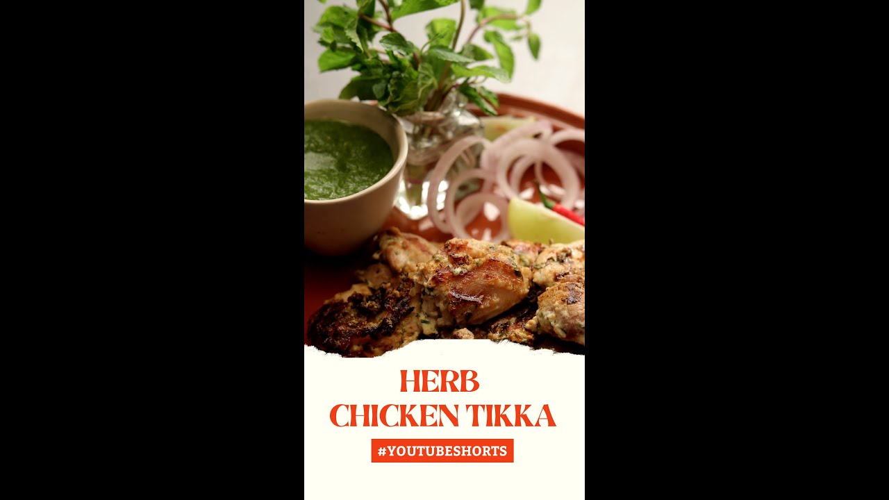 Herb Chicken Tikka | #Shorts | Sanjeev Kapoor Khazana