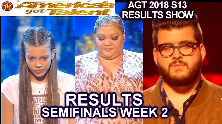 RESULTS Semi-Finals 2 Courtney Hadwin Christina We...