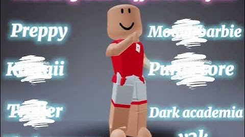 Turning into different styles! Part 5 (Series 2) || Roblox edit