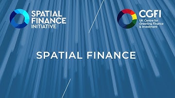 Our work: spatial finance