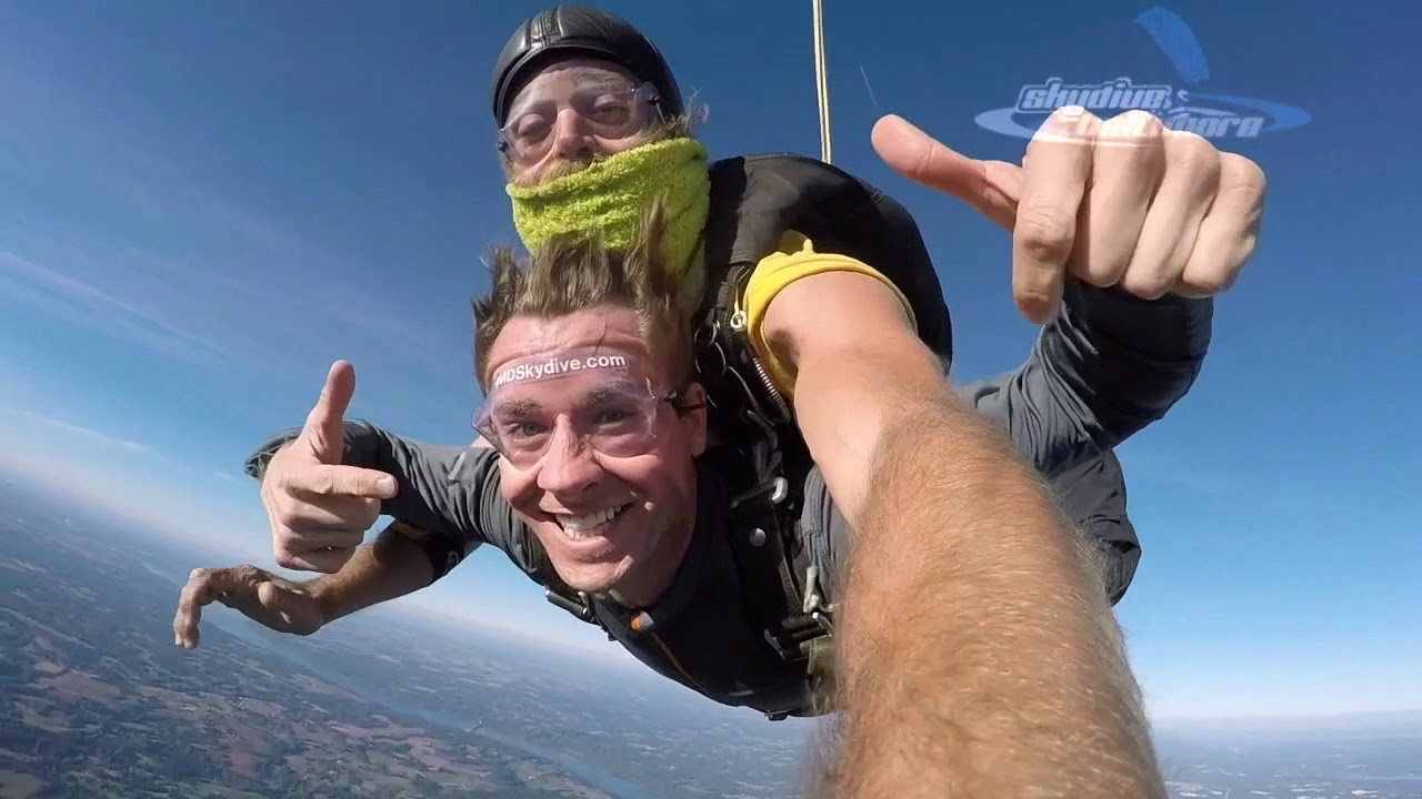 Skydiving in Maryland 2016 YouTube