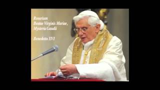 Rosario Intero in Latino di Papa Benedetto XVI